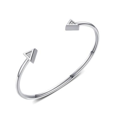 China Newest Arrival Stainless Steel Triangle Cuff Bracelet FASHIONABLE Bangle for sale