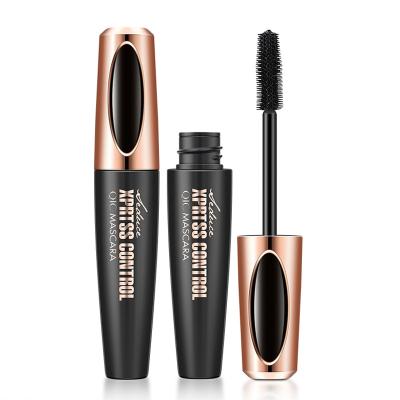 China Natural Water Resistant Lasting Black Fiber Eyelash Lengthening Mascara Lash Mascara 4D Moisturizer maquiagem for sale