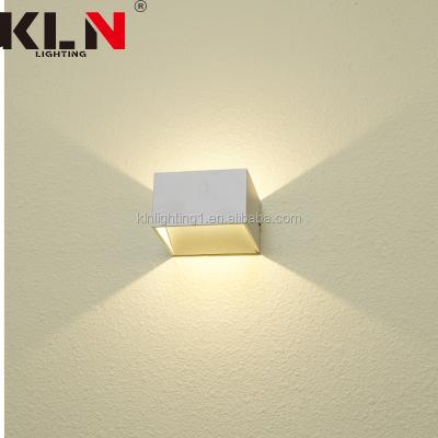 China Modern Contemporary Aisle Corridor Rectangle Aluminum Through LED Wall Light Fixture And LED Wall Light for sale