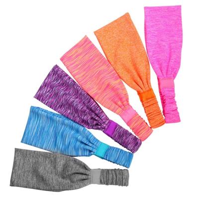 China Cheap sports the wholesale price sport cordless knitting headband with head bands for sale