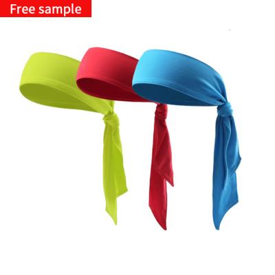 China Sports Wholesale Sports Slim Headband Yoga Fitness Sweat Sweat Bands Elastic Head Bands for sale