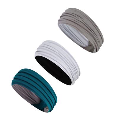 China Daily wholesale a large selection of sweat-absorbent ladies knotted yoga wearing headband for sale