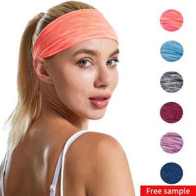 China Luxury Sports Hair Accessories Wide Cloth For Girls And Women Facial Spa Yoga Custom Headband for sale