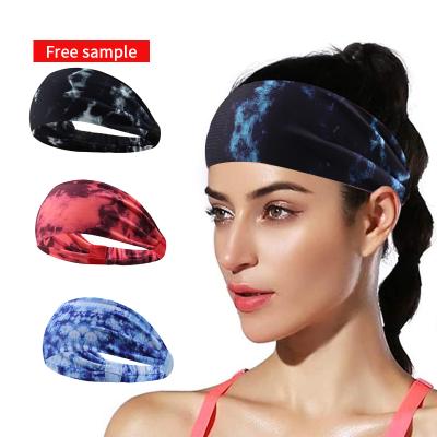 China Unisex Elastic Headband Italy Fitness Elast Head Hair Yoga Sports Bands Headband Highly Elastic Safety New for sale