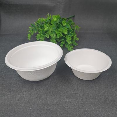 China Bagasse Sugarcane Paper Bowl Biodegradable Biodegradable Disposable Ice Cream Cup for sale