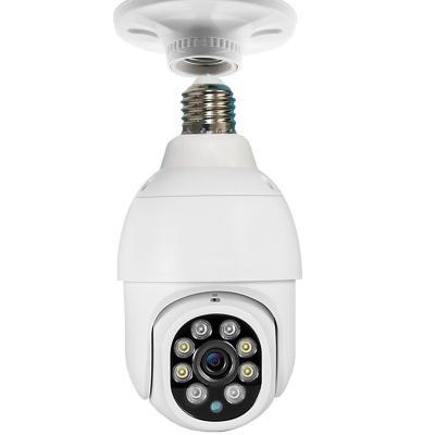 China Human Motion Tracking 2MP Light Bulb With Camera E27 Socket Automobile Tracking Night Vision Security Full Color Waterproof Two Way Audio Wireless Monitor for sale