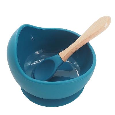 China Customization Food Grade Silicon Quick Viable Waterproof Baby Food Bowl Set for sale