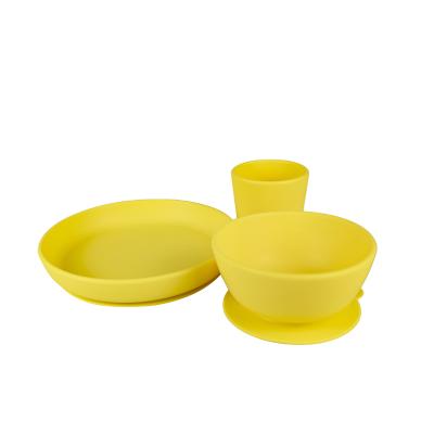 China BPA Free Size Quality Low Price Kids Food Grade Silicone Bib Set Feeding for sale