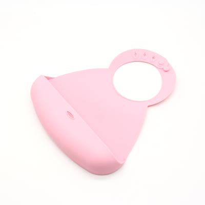 China Bpa Free Wholesale Waterproof Soft Silicone Baby Reusable Drooling Feeding Bibs for sale