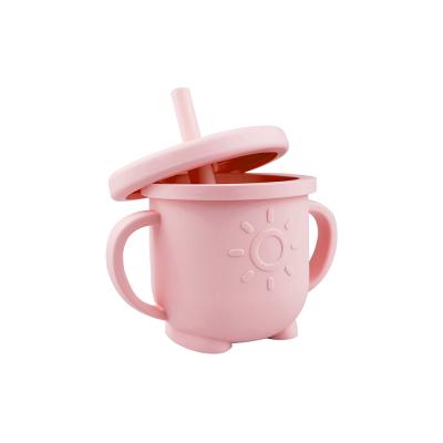 China BPA Free Customized Design BPA Free Food Grade Silicone Tiny Cup For Baby for sale