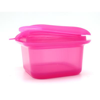 China BPA Free Ready To Ship Cartoon Solid Color Silicon Food Box For Baby for sale