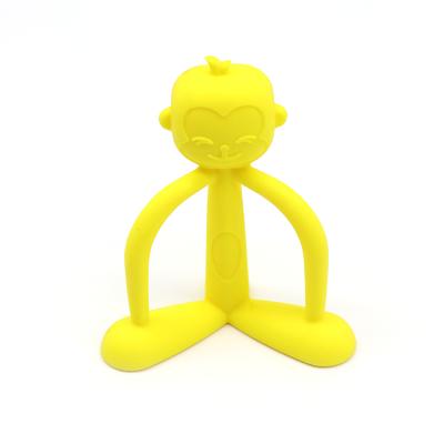 China Soft Toy Ready To Ship Food Grade Bpa Free Chew Mordedor Baby Silicone Teether Toy for sale