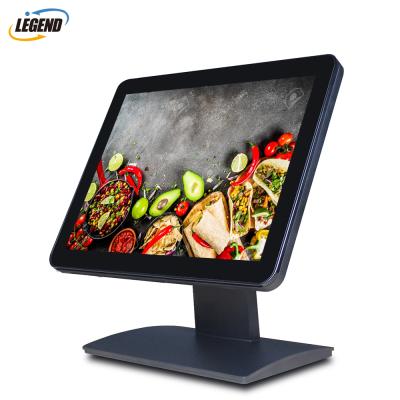 China Plastic Stand 15 Inch 1024x768 Resolution Alloy Case+Aluminum LCD Display POS Touch Screen DESKTOP Monitor for sale