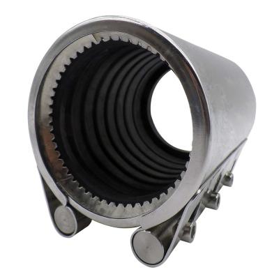 China High Quality Multifunctional Plastic Hose Gear-Ring Stainless Steel Pipe Coupling for sale