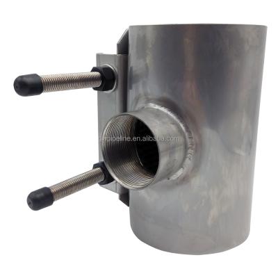 China Full SS304 SS316 Stainless Steel Hot Tapping Saddle for sale