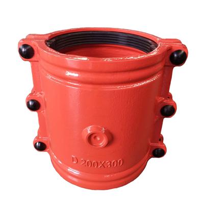 China Leaky repair of straight pipe malleable iron repair clamps for Leaky straight pipe repair of malleable iron pipe, cast iron pipe for sale