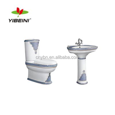 China High quality ceramic bathroom ceramic sets, high grade sanitary ware suite, two piece toilet for sale