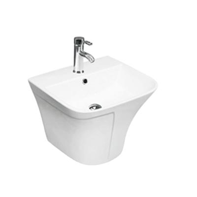 China Factory Modern Sanitary Ware Ceramic Basin Wall Hung Wash Basin for sale