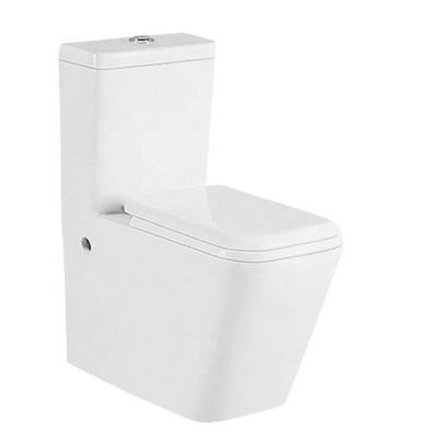 China Chaozhou Factory Ceramic Sanitary Washdown Bathroom Ware Double-Flow Two-Piece Toilet for sale