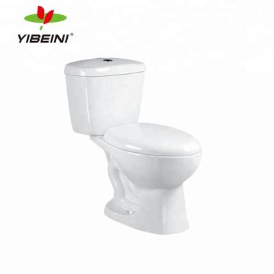 China Double-flow Chaozhou Ceramic Sanitary Ware Bathroom Two Piece Toilet for sale