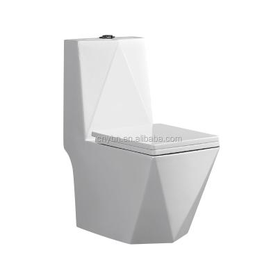 China Double-flow Chaozhou Toilet Factory Bathroom Ceramic Washdown One Piece Toilet for sale