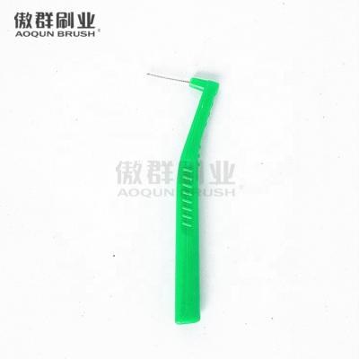 China Factory direct sale anti-static cleaning dental wire brush small, soft interdental brushes, interdental brush for sale