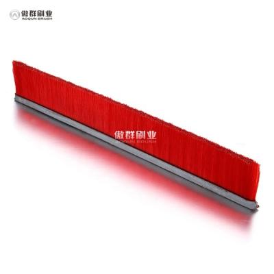 China Horse Hair Door Brush Industrial Flexible Door Seal With White Brush Door Sweep Brush for sale