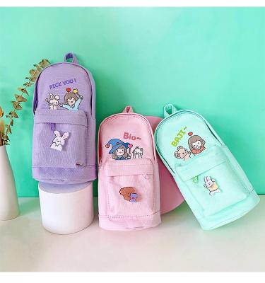 China School Pen Bags Pop Ins Hot Selling Kawaii Simple Girl Style Cute CIA Pencil Case Back To School Stationery Fashion Style Pencil Case for sale