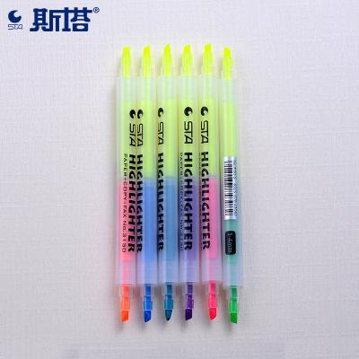 China China Sketching/Drawing Painting Factory Directly Supply Non-Toxic Pen For Drawing Sketching Dual Head Marker Bible Dry Highlighter Bars for sale