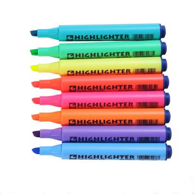 China Promotional Markers & Highlighter Bars STA 8 Colors Highlighter Bar Fluorescent Pens for DIY Drawing Paper Marker Pen for School Office Supplies Stationery for sale