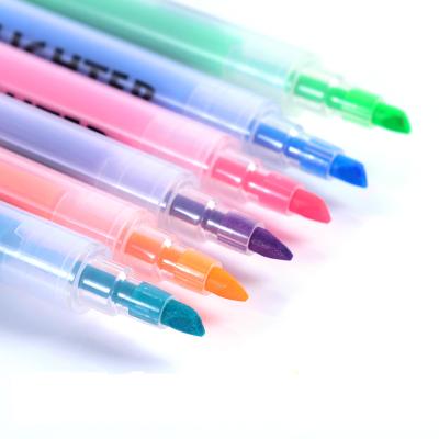 China DIY Drawing Fluorescent Watercolor Pen Student School Office Supplies Kawaii STA Double Headed Marker Pens for sale