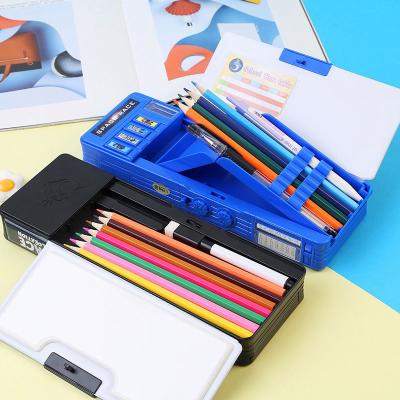 China Luxury Pop Capacity School It Big Kids For Large Customized Aluminum Metal Stirrer Clear Silicone Canvas OEM Up Cute Pencil Case for sale