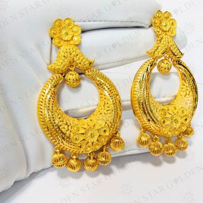 China FASHIONABLE gold star jewelry jewelry gold plated long earrings earrings gold plated circles earrings for sale