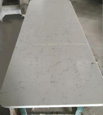 Китай Огнестойкость картины Countertops кварца Prefab классицистическая белая мраморная продается