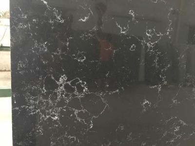 China 12 mm - 30 mm Thickness Engineered Quartz Stone For Worktops / Tiles / Top for sale