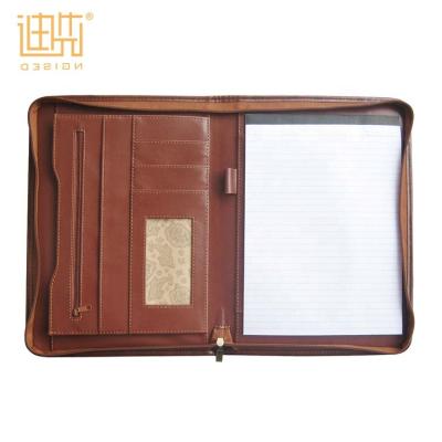 China PU Leather Conference Organizer A4 Manufacturer PU Folder Folder for Women Men for sale