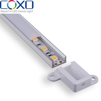 China Modern aluminum front edge lit profile for strip extrusion cutomized 15mm with led diffuser cover alloy 6063 aluminum profile for sale