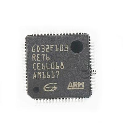 China IC CHIPS Compatible Microcontroller QFP-64 GD32F103RET6 Integrated Circuits Original IC Chips STM32F103RET6 for sale