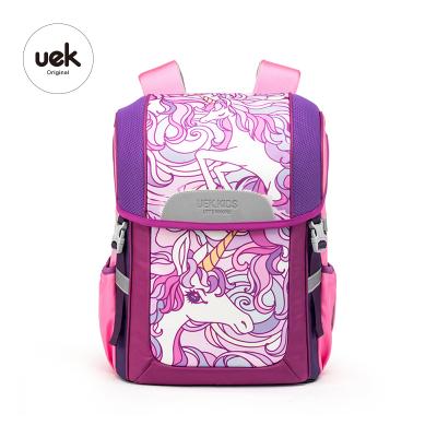 China Waterproof Uek Kids Large Capacity Polyester Material School Bag Children Cartoon Backpack New School Bag for sale