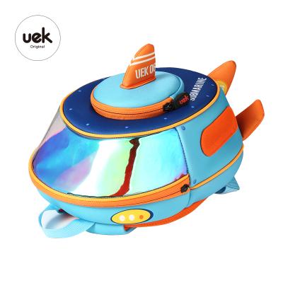 China Uek waterproof kids original design 3d submersible laser backpack mini waterproof backpack for child for sale