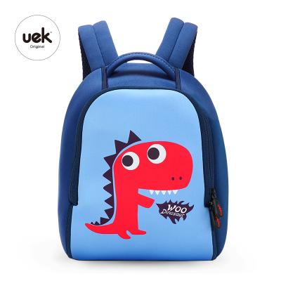 China Uek Kids Baby Backpack Cartoon Dinosaur Waterproof School Bags Waterproof Bags for sale