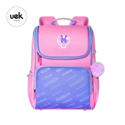 China Waterproof UEK Kids New Design Lightweight Kids Backpack School Bags Large Capacity School Bag for sale