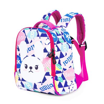 China Custom Waterproof Cartoon Backpack Rabbit Uek Girl Shoulder Bags Kids Girl Waterproof Bag for sale