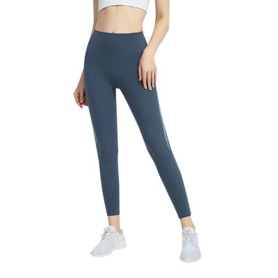 China Low MOQ Solid Color Logo Yoga Leggings Wholesale Soft Women's Breathable Yoga Clothes for sale