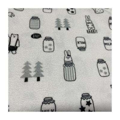 China Factory Direct Sale Waterproof Waterproof Fabric Printed Cotton Terry Fabric Soft Breathable Fabric For Home Textiles Products for sale