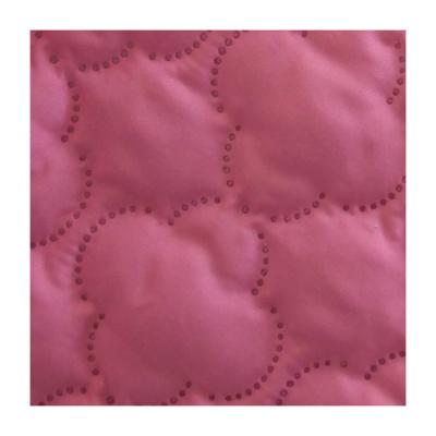 China Low Cost Waterproof Ultrasonic Fabric Eco-friendly Micropeach Soft Fabric Customized Pattern Pongee Fabric For Mattress Protector for sale