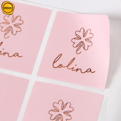 Cina Progetti l'autoadesivo per il cliente rosa della carta quadrata per la carta velina della guarnizione in vendita