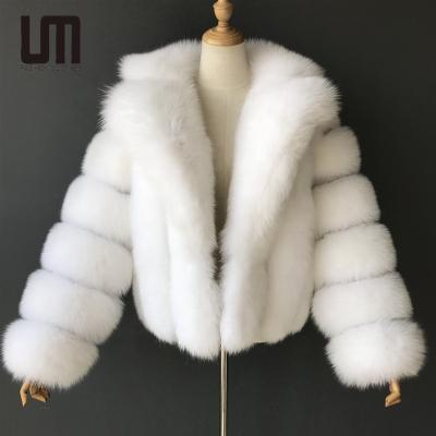 China Liu Ming 2022 Winter Women's Plus Size XL Jacket Faux Fox Thick Warm Fur Coat High Quality Breathable Long Sleeve for sale