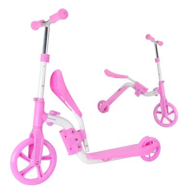 China Ride On Toy New Design Multi-fuctional 3 Wheels Children Kids Scooter 2 In 1 Scooter Kids for sale