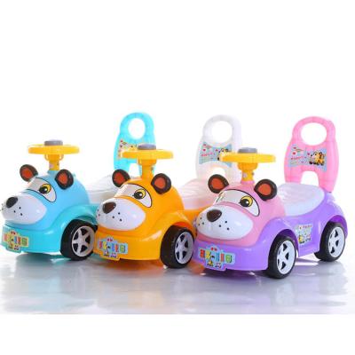 China Wholesale Hot Sale Comfortable Kids Play Ride On 4 Wheels Magic Baby Toys PP Plastic Swing Car Baby Slide Car For Kids Ride On By Self for sale